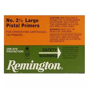 Remington large pistol primers per 100