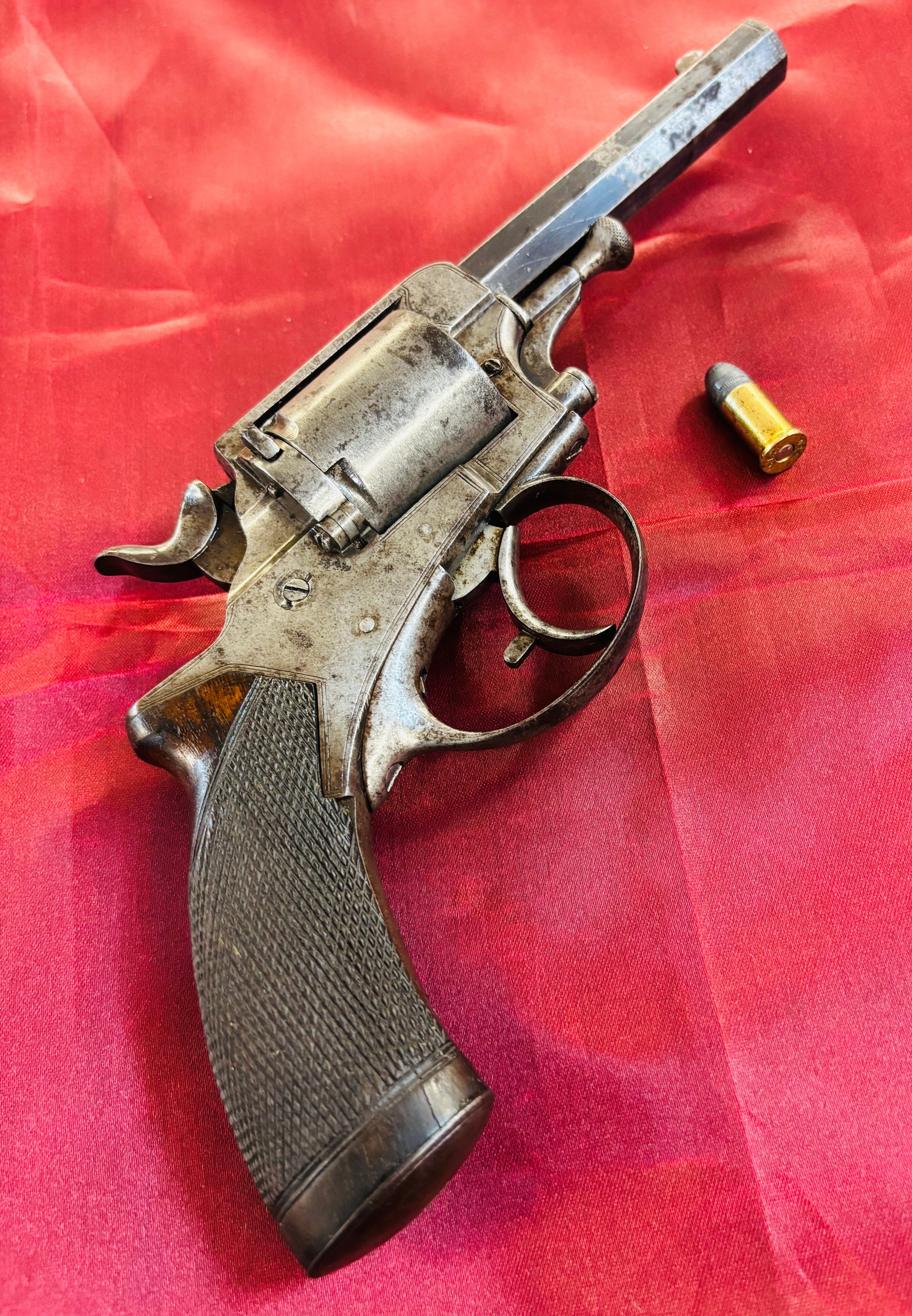 Tranter .380 Double Action Revolver.