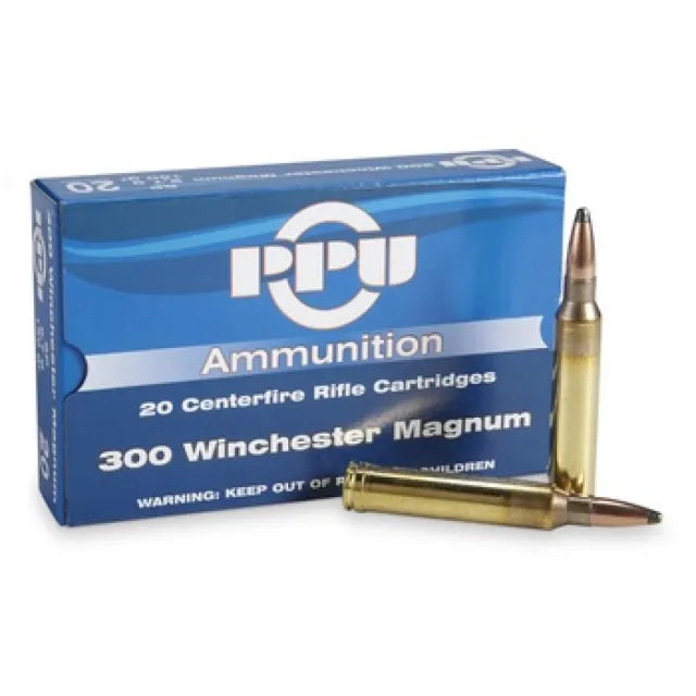 PPU 300 Win Mag HPBT 168gr 3018FPS