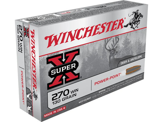 Winchester 270 SP 130gr 3060FPS
