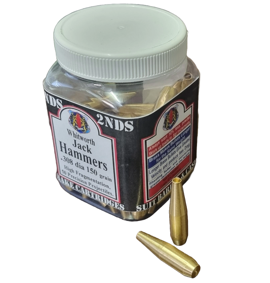 Whitworth Jack hammers .308 150gr x50 (seconds)