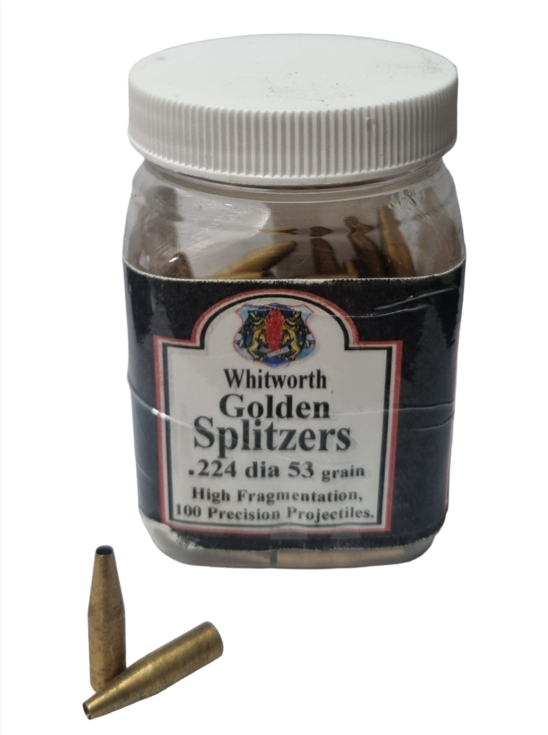 Whitworth Golden Splitzers .224 53gr 100