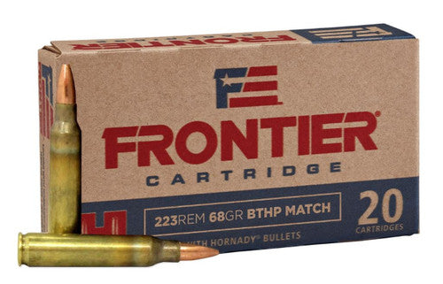 Hornady 223rem Frontier BTHP 68gr 2960FPS