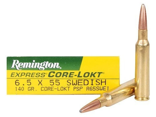Remington 6.5x55 Core-Lokt 140gr 2550FPS