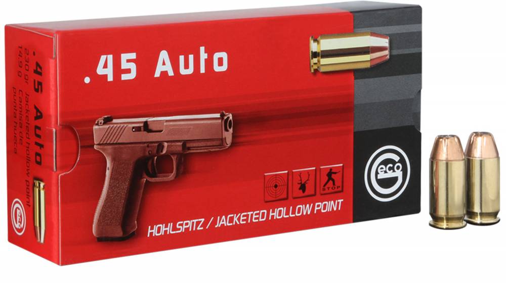 Geco 45 Auto JHP 230gr 853FPS