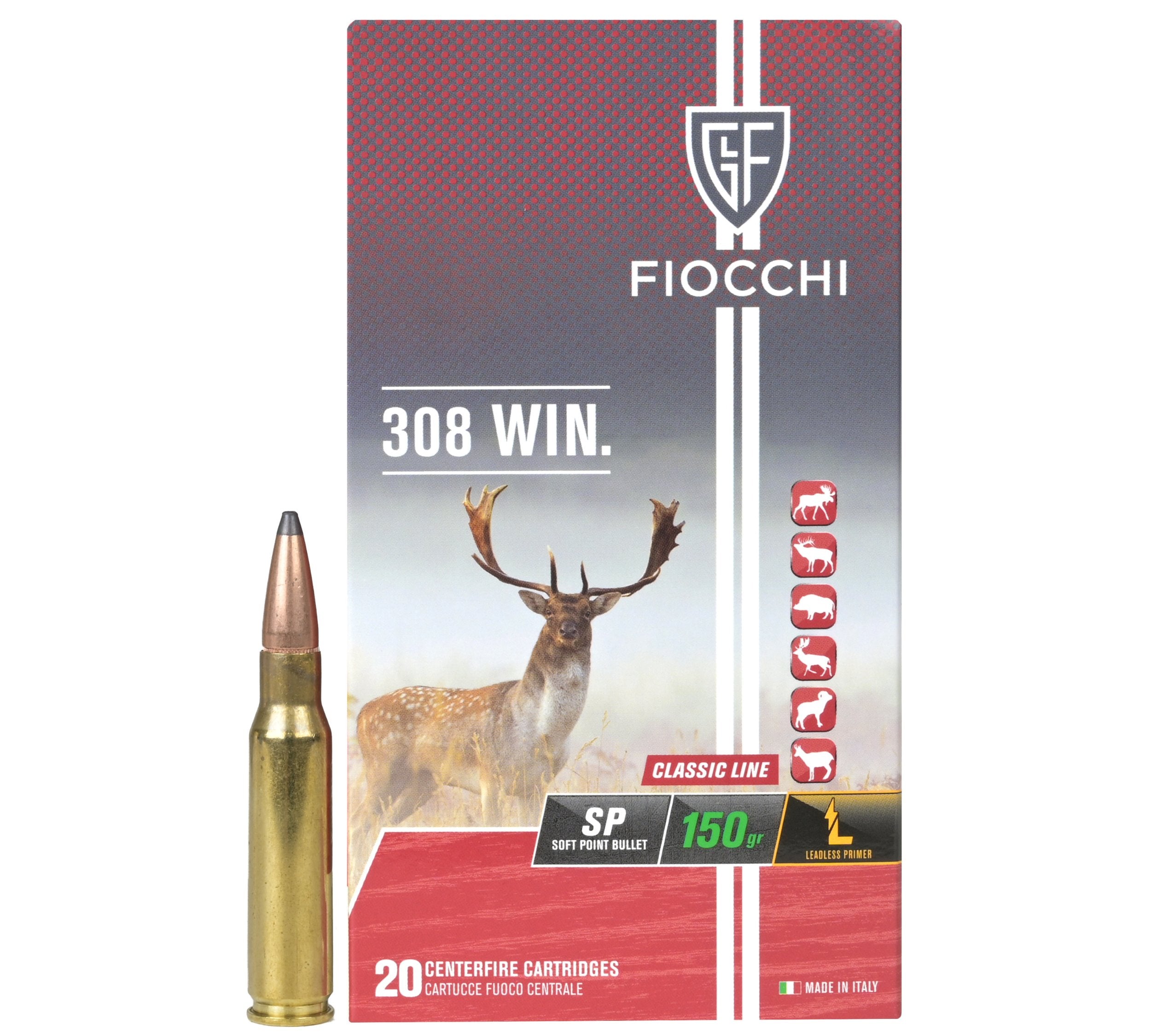 Fiocchi 308 SP 150gr 2788FPS