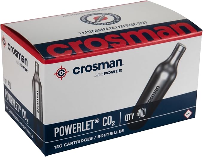 CROSMAN CO2 POWERLET CANISTER BOX CR23140