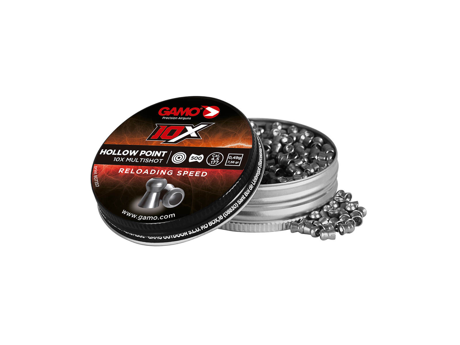 Gamo .22 Pellets Hollow Point 10x Multishot