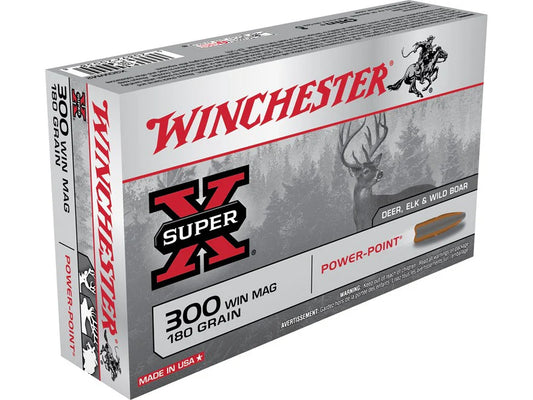 Winchester 300 Win Mag SP 180gr 2960FPS