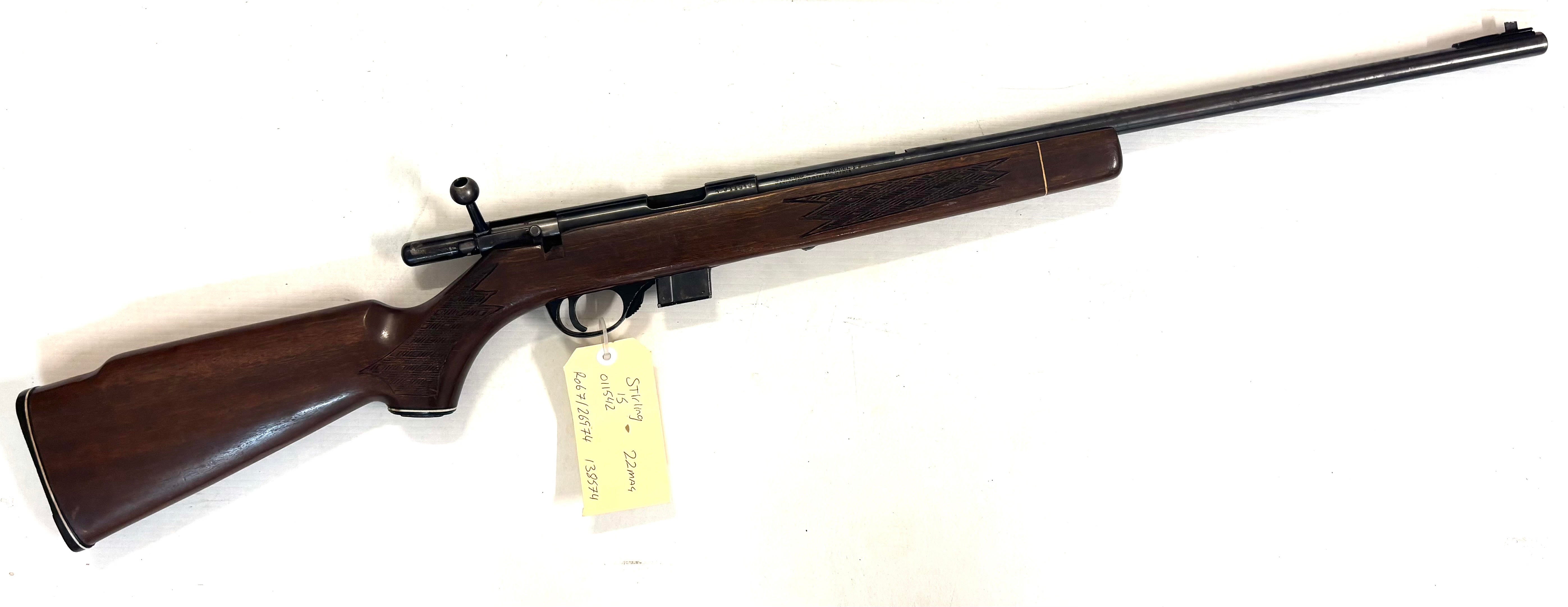 Stirling Model 15 22WMR Bolt Action Rifle