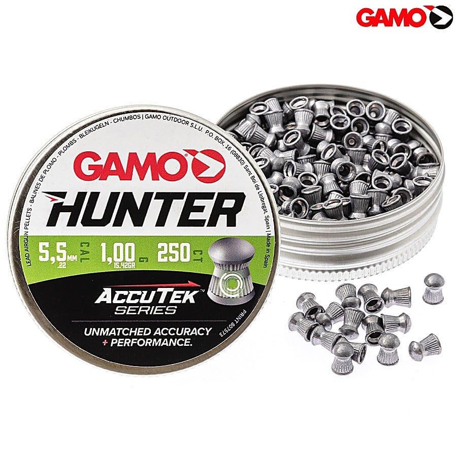 GAMO 22 HUNTER 15.42gr ACCUTEK GAHP22
