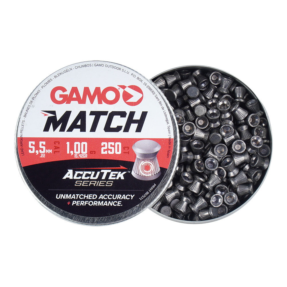 GAMO 22 MATCH 15.42gr ACCU TEK GAMP22