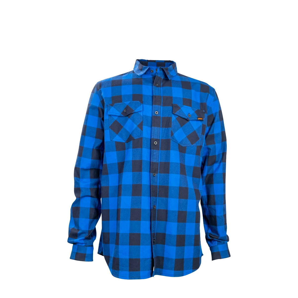 GO CASUAL Flanno CHECK SHIRT – MENS – BLUE