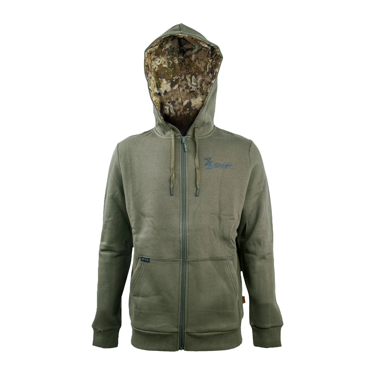 GO CORE ZIP HOODIE – MENS – OLIVE