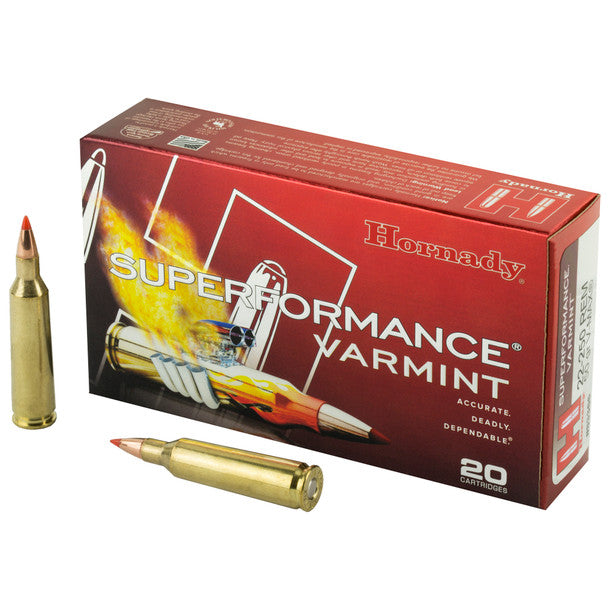 Hornady 22-250rem V-Max 50gr 4000FPS