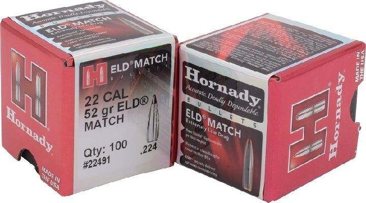 HORNADY 224 52 ELD M H22491