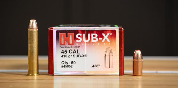 HORNADY 45 CAL SUBX 410gr H45052