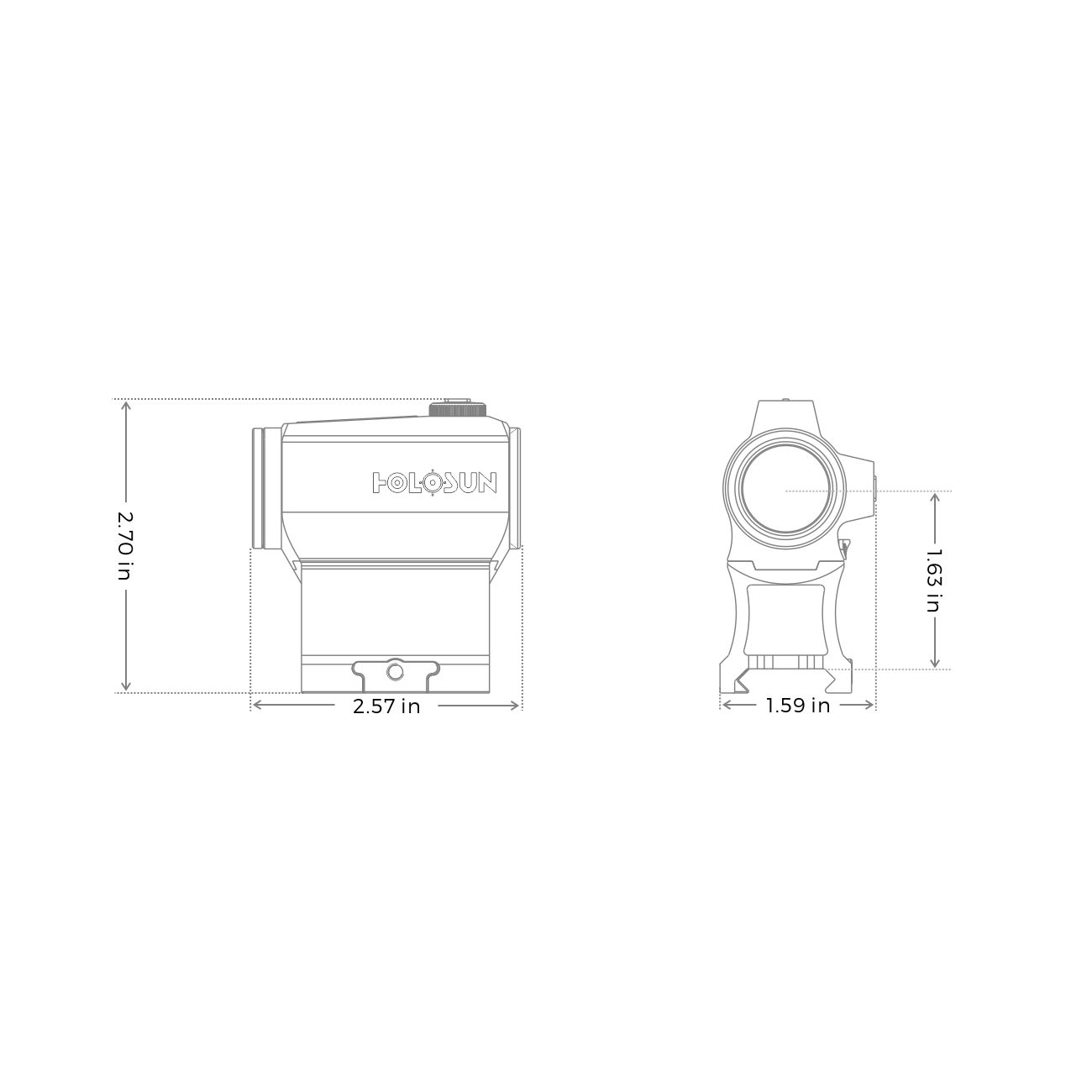 Holosun HS403C Red Dot Sighter