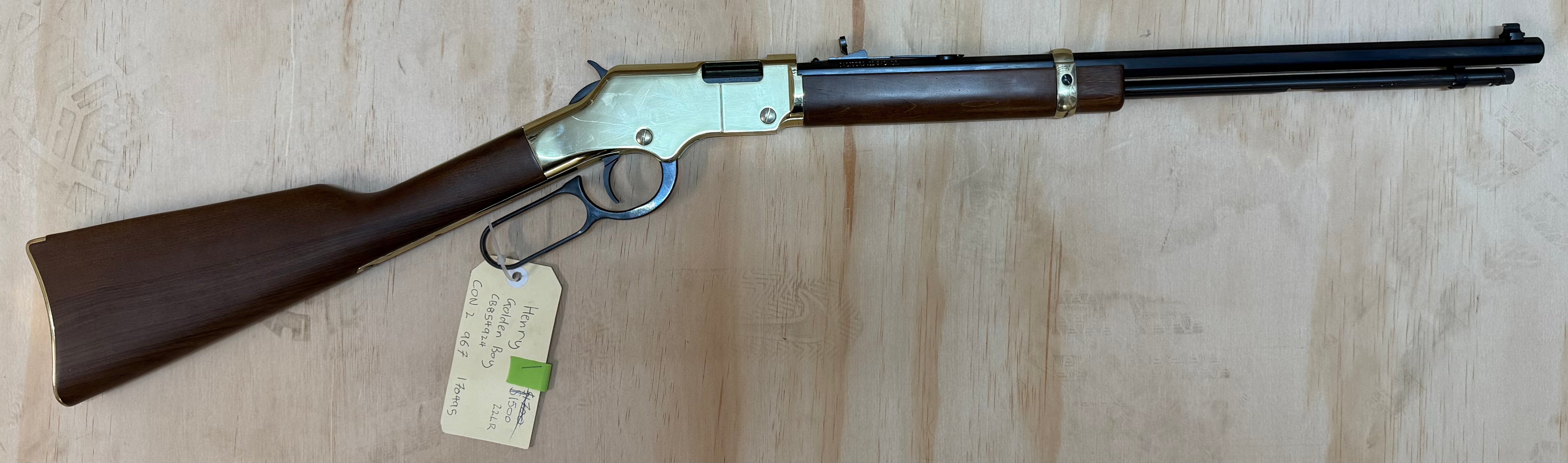 HENRY 22LR GOLDENBOY CON2/967 S/HAND