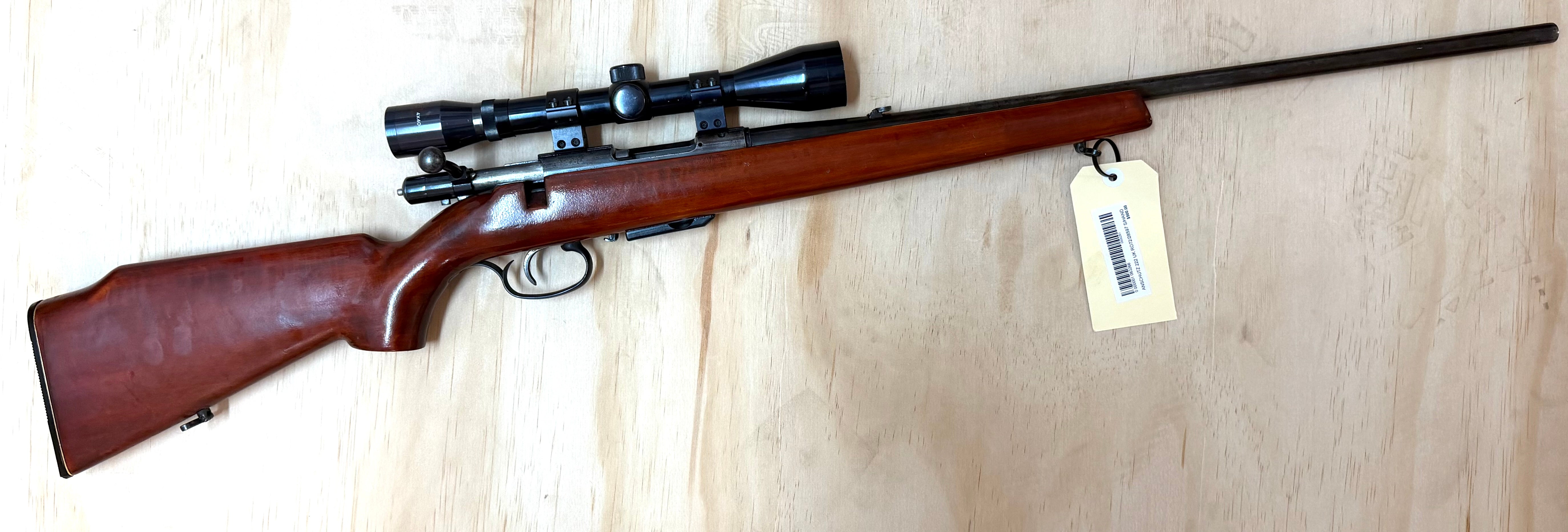 ANSCHUTZ 222 UK RO72/28597 S/HAND
