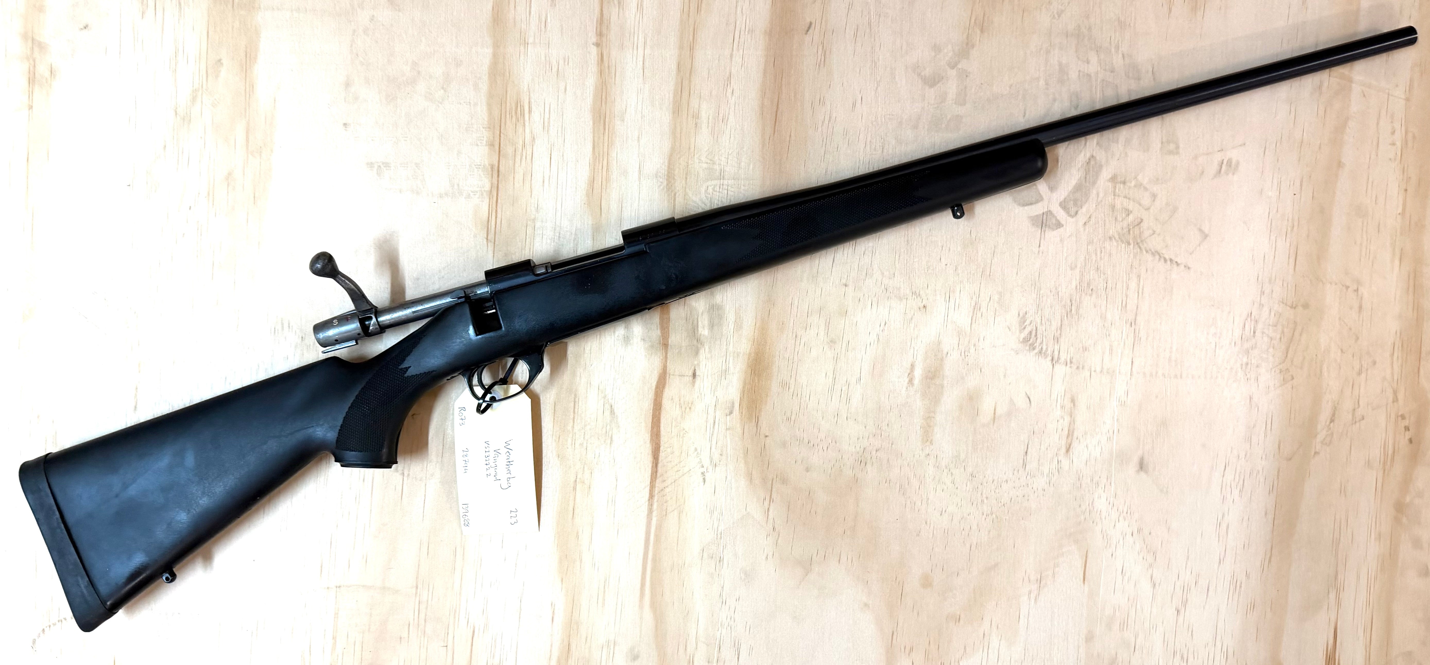 WEATHERBY 223 VANGUARD RO73/28744 S/HAND