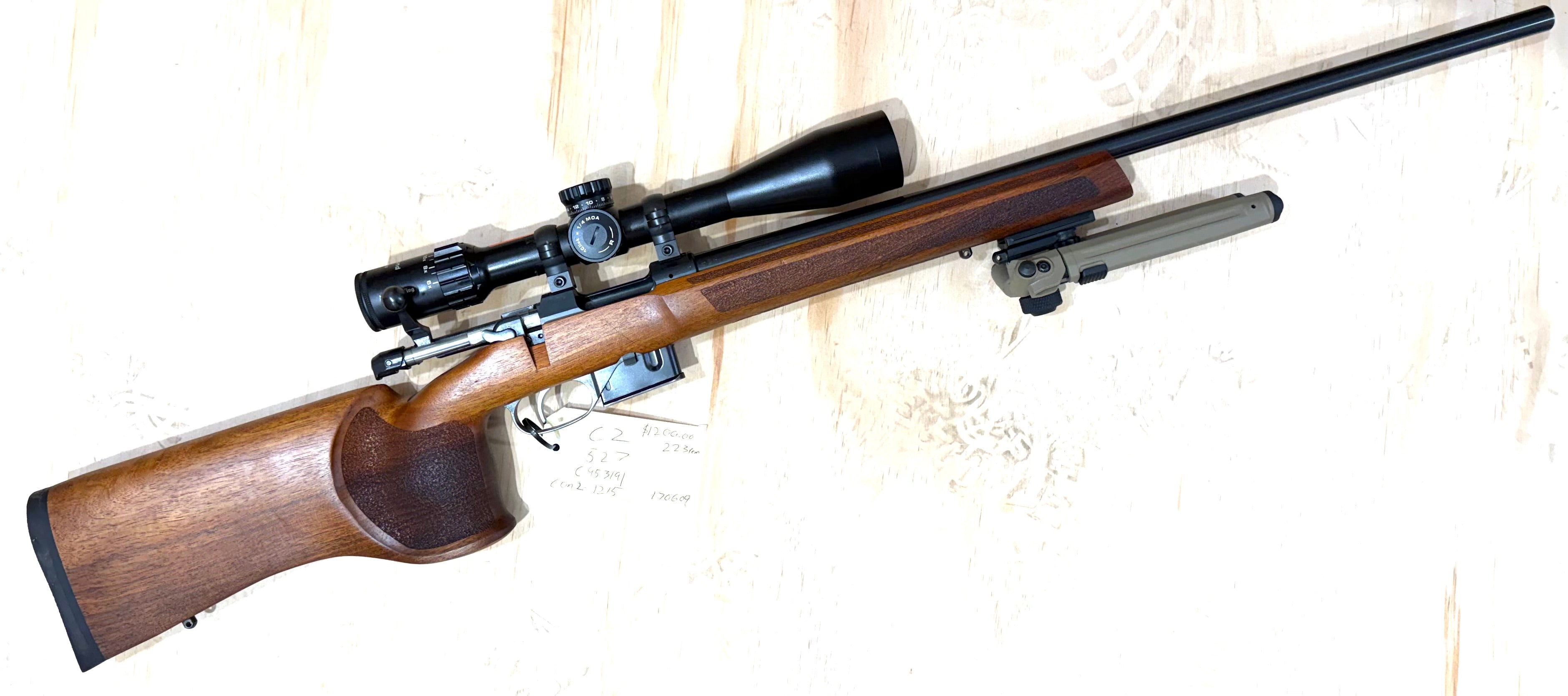 CZ 223 527 RIFLE  CON2/1215 S/HAND