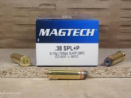 MAGTECH 38spl +P 125 SJHP MAG38F