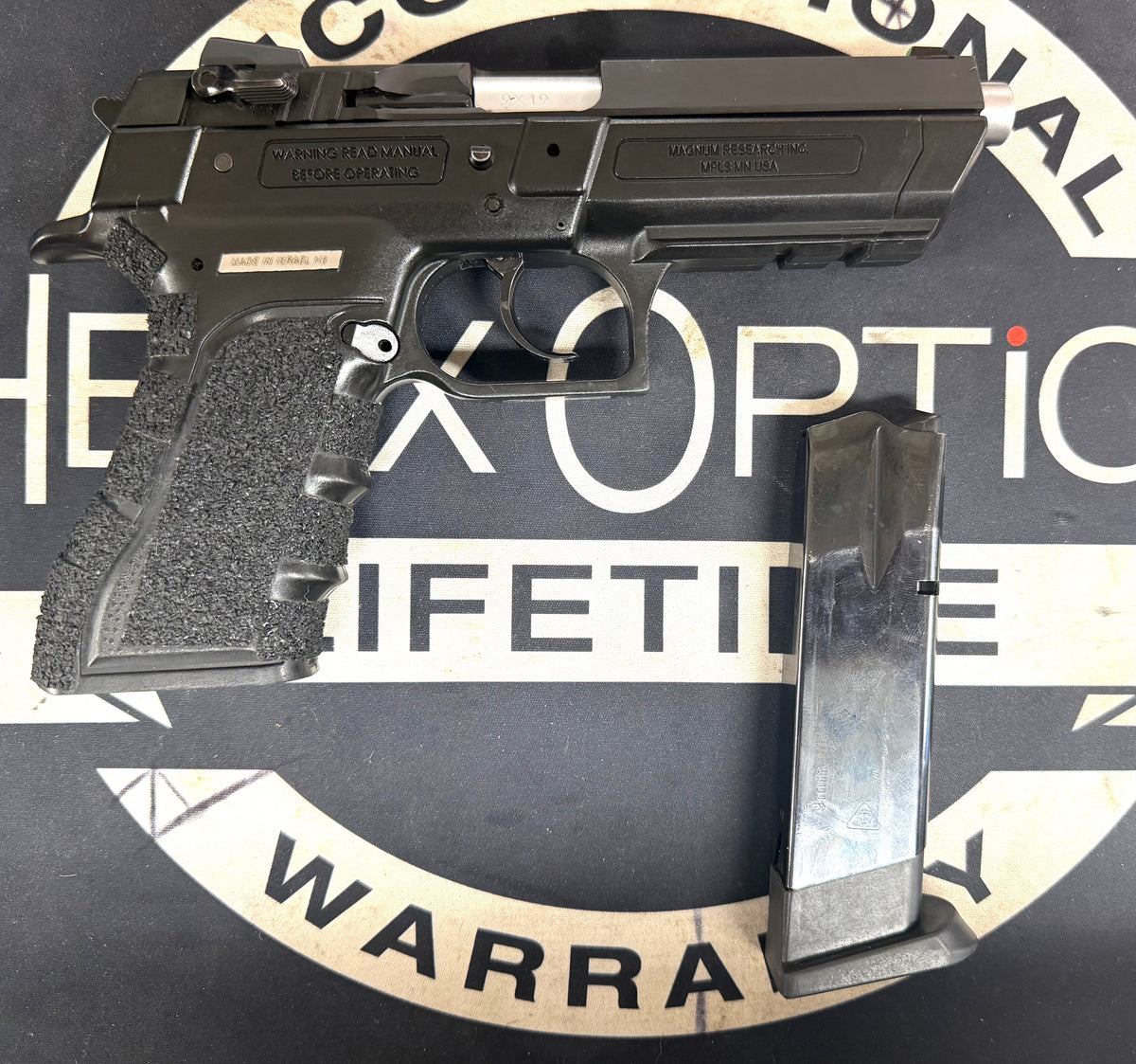 MAGNUM RESEARCH 9MM BABY EAGLE ST14/6048 123MM S/HAND PISTOL