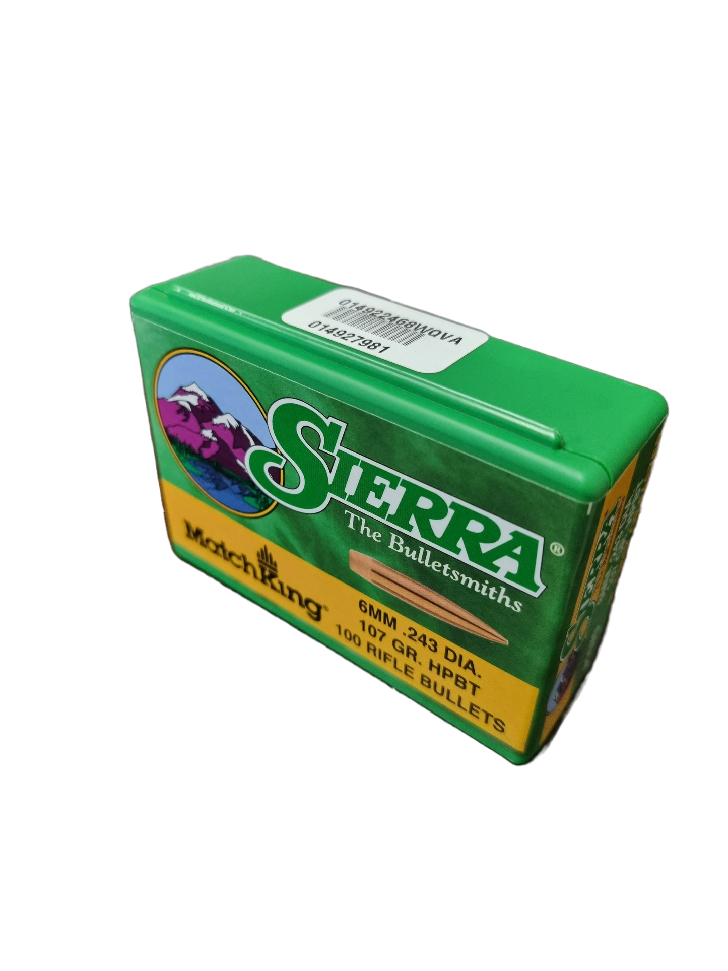 Sierra 6mm/.243 107 gr matchking x100