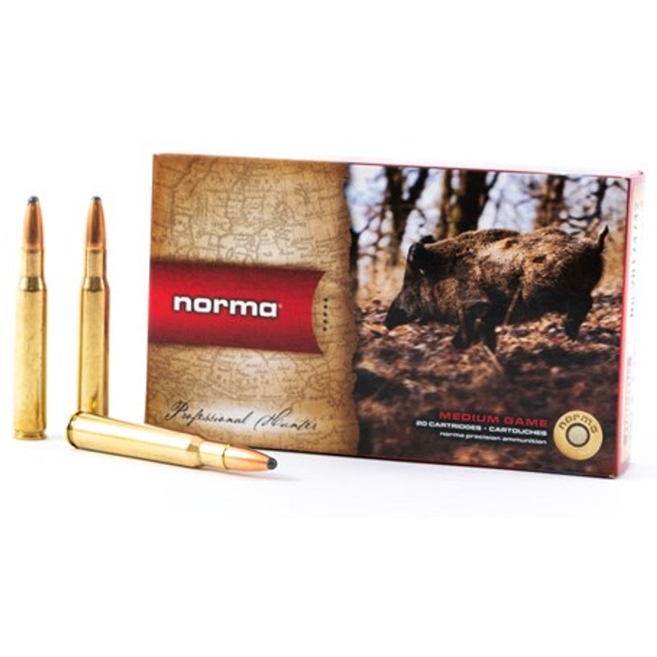 NORMA 9.3x62 285gr WHITETAIL 20193502