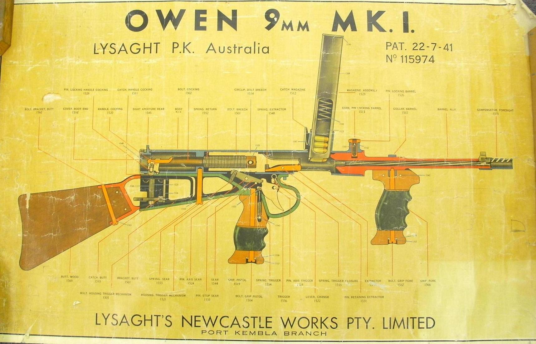 OWEN GUN POSTER OGPOSTER
