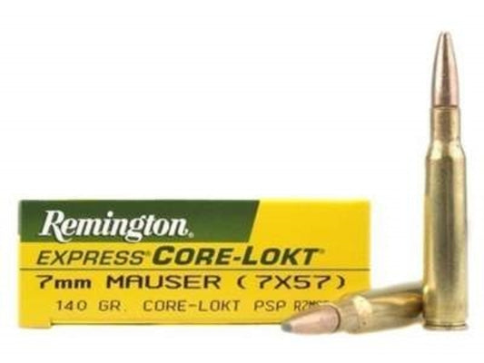 Remington 7x57 CoreLokt 140gr 2300FPS