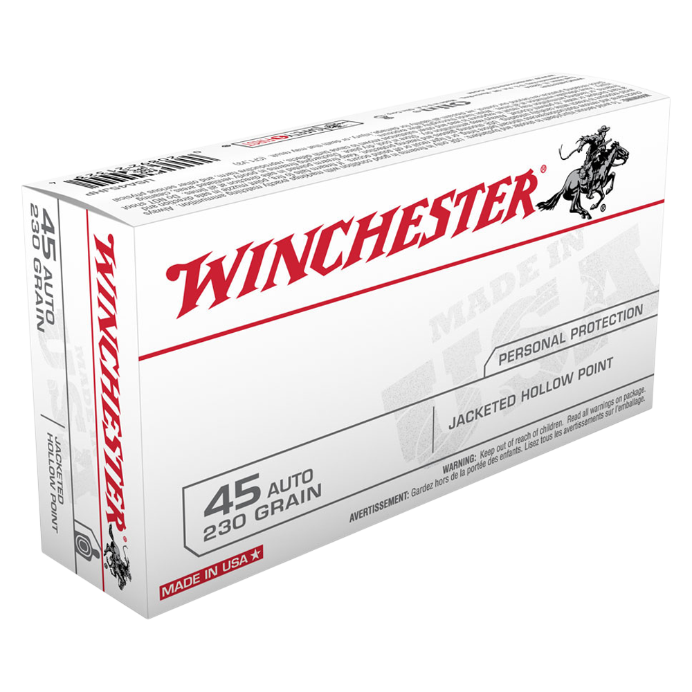 Winchester 45 Auto JHP 230gr 880FPS