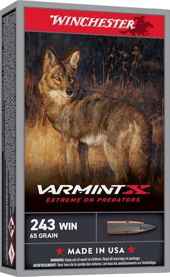 WINCHESTER 243 65gr VARMINT X243PXP