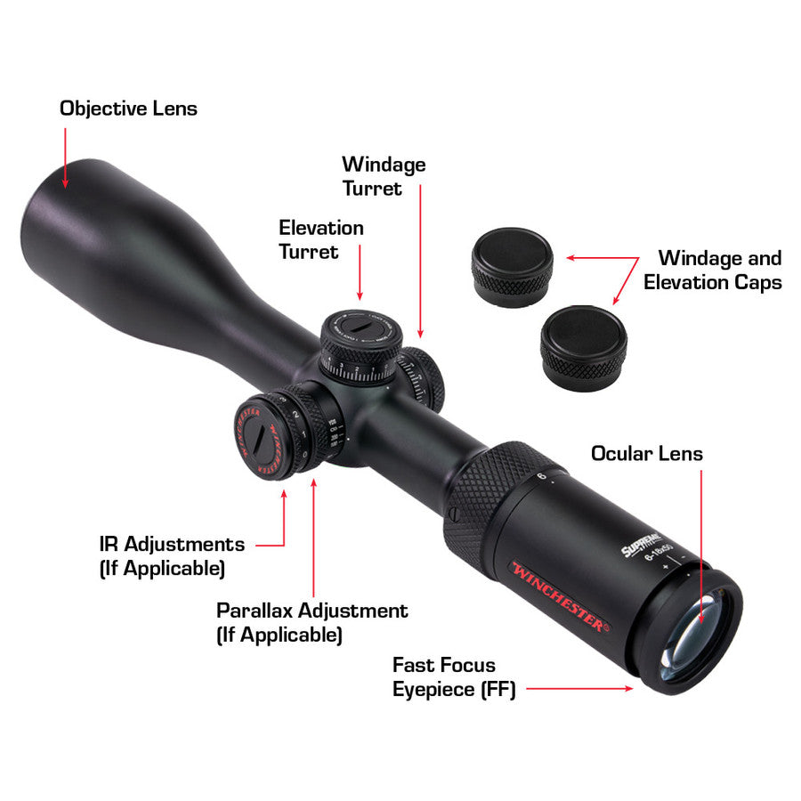 WINCHESTER 3.5-10x50 SCOPE WRS-351050