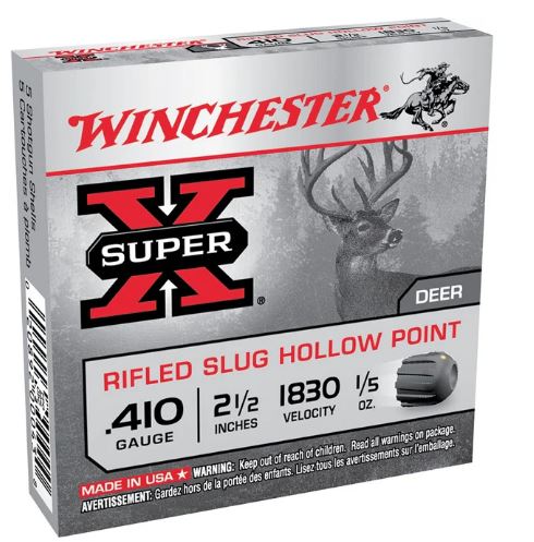Winchester Super X 410 1/5 oz Rifled Slug 1830FPS