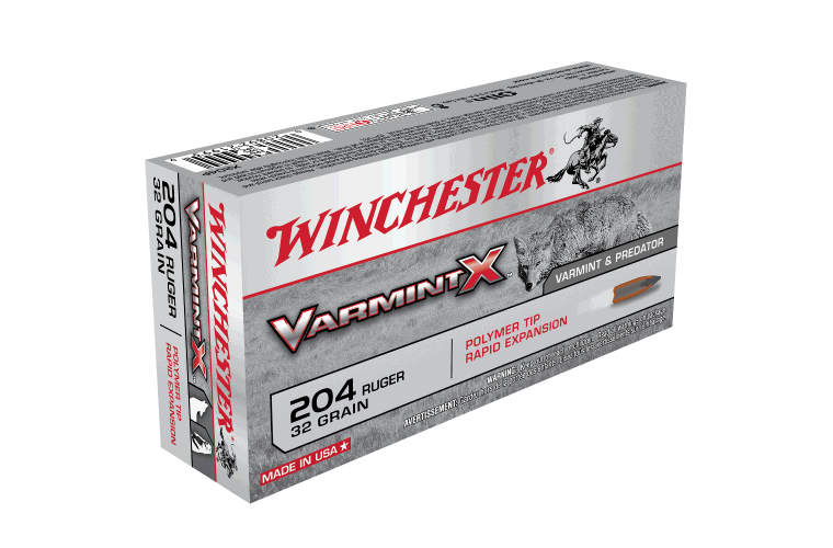 Winchester 204r Varmint-X 32gr 4000FPS