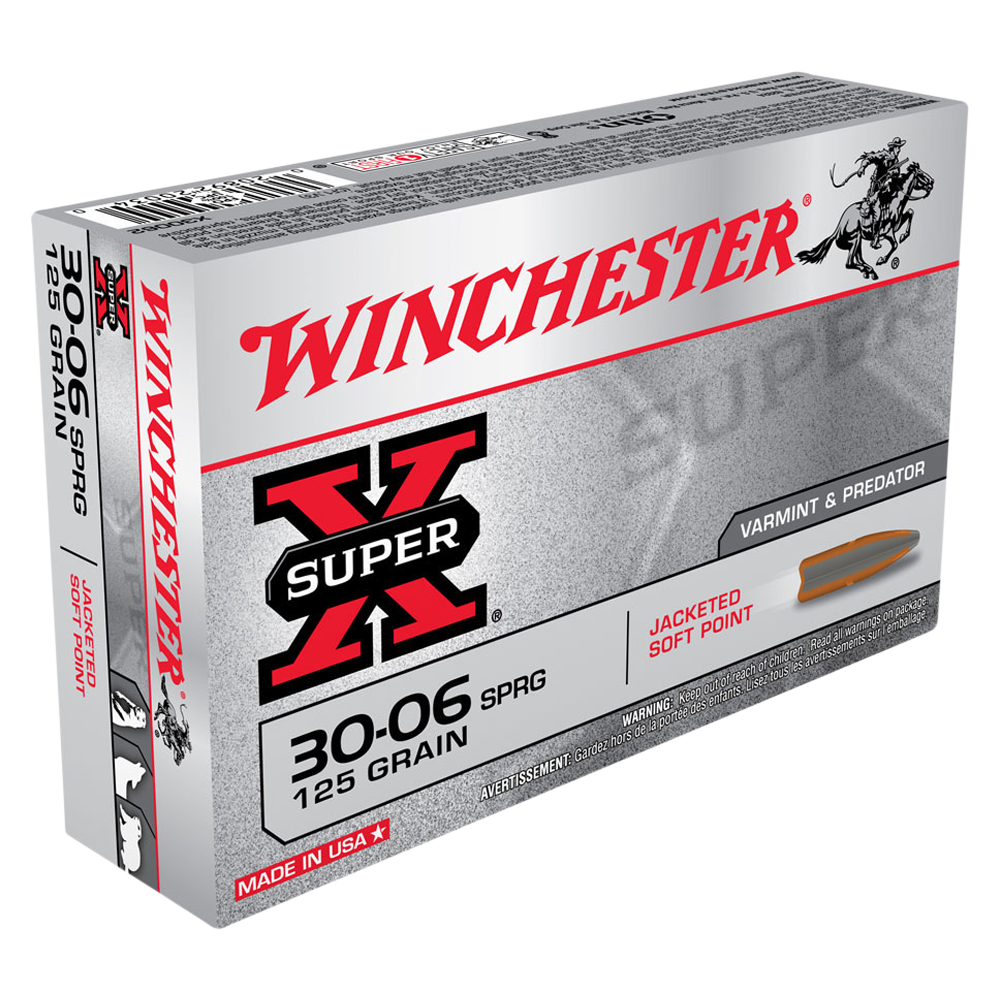 Winchester 30-06 JSP 125gr 3140FPS