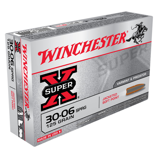 Winchester 30-06 JSP 125gr 3140FPS