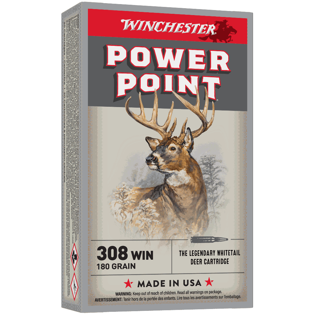 Winchester 308Win SP 180gr 2620FPS