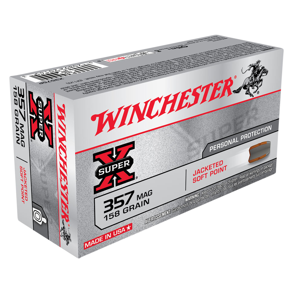 Winchester 357 Mag JSP 158gr 1235FPS