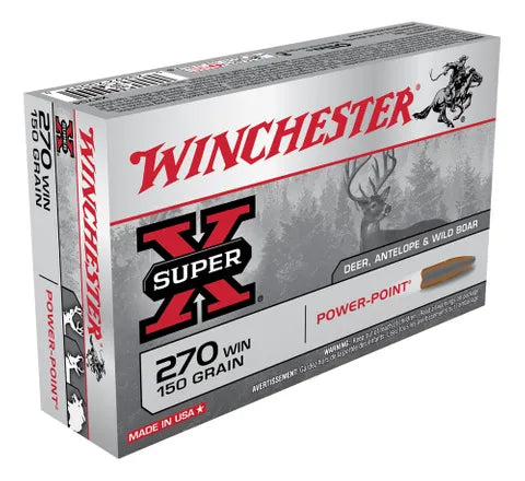 Winchester 270 SP 150gr 2850FPS