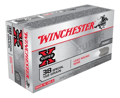 Winchester 38 Special LRN 158gr 755FPS