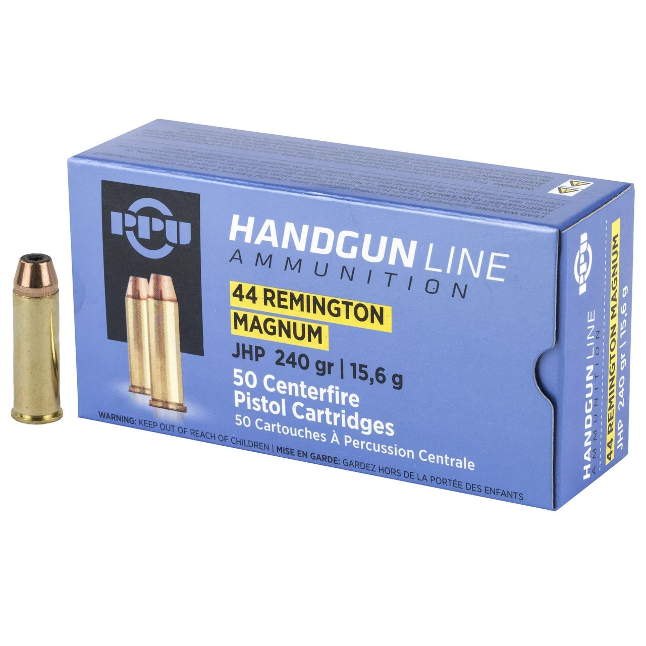 PPU 44 Mag JHP 240gr 1542FPS