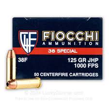 Fiocchi 38 Special JHP 125gr 1000FPS