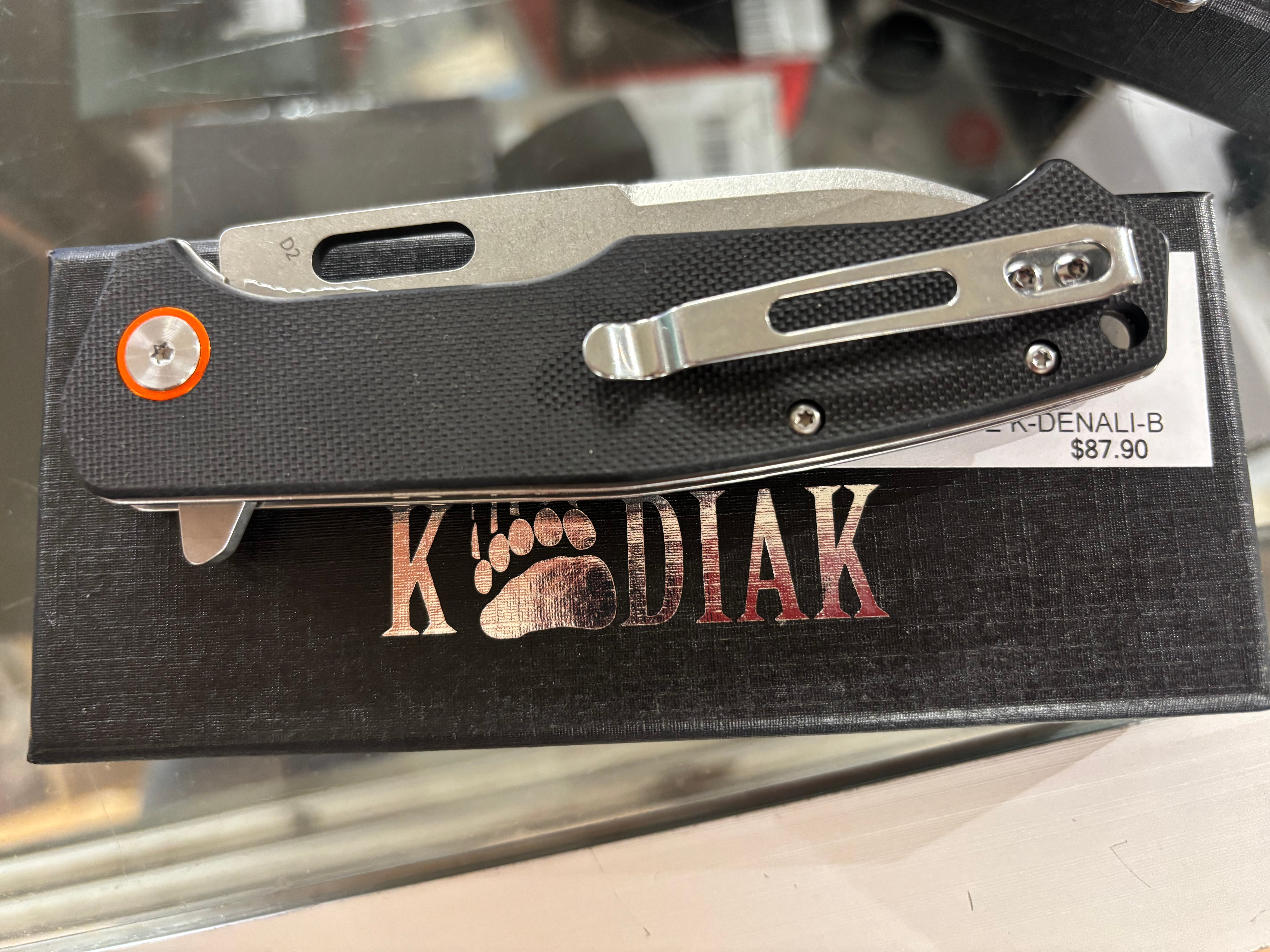 KODIAK DENALI BLACK KNIFE K-DENALI-BLACK