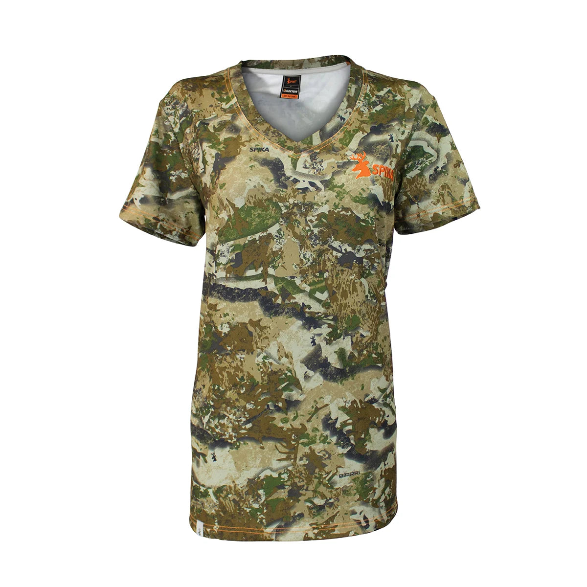 Spika Short Sleeve Womans Biarri Camo Tshirt