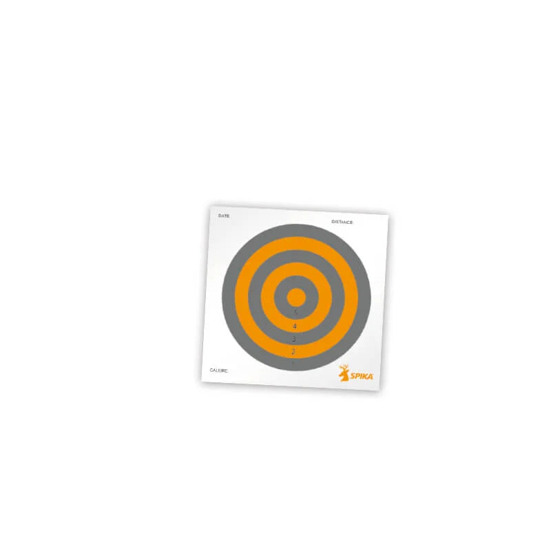 Spika Circle Paper Shooting Target 6"