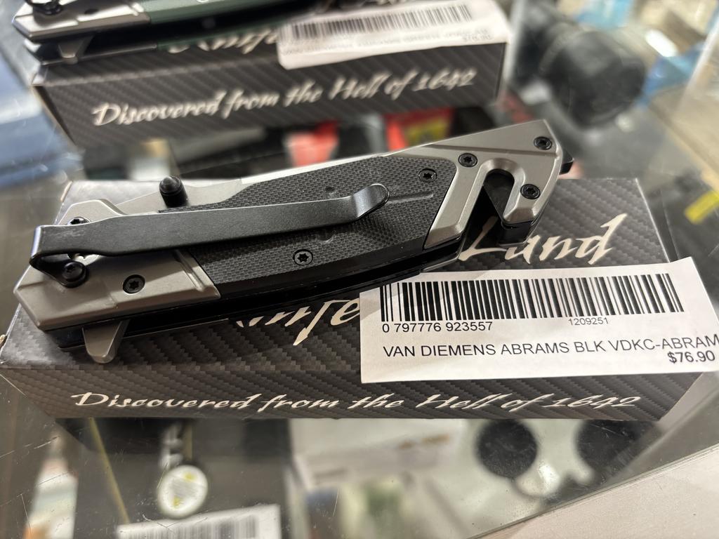 VAN DIEMENS ABRAMS BLK VDKC-ABRAMS-BLK